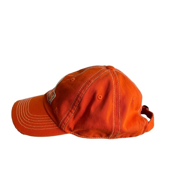 NCAA Clemson Tigers Collegiate Headwear Hat Adjustable Orange Hat. - Picture 2 of 7